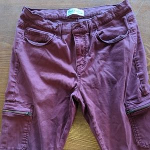 Mudd maroon skinny jeans